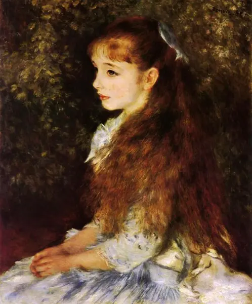 ルノワール作 イレーヌ嬢の肖像